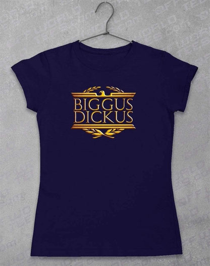 Biggus Dickus Women's T-Shirt 8-10 / Navy  - Off World Tees