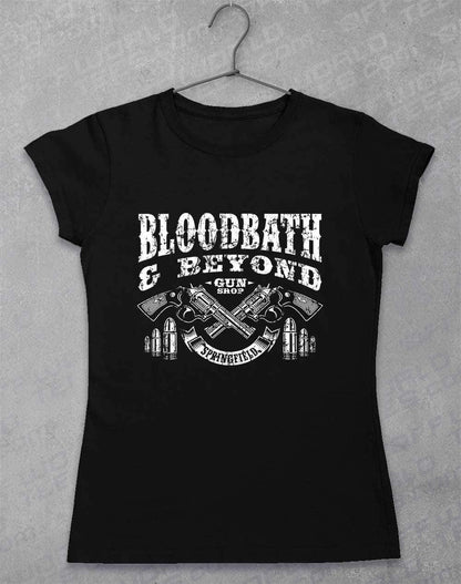 Bloodbath and Beyond Womens T-Shirt 8-10 / Black  - Off World Tees
