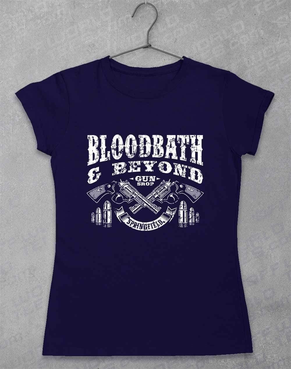 Bloodbath and Beyond Womens T-Shirt 8-10 / Navy  - Off World Tees