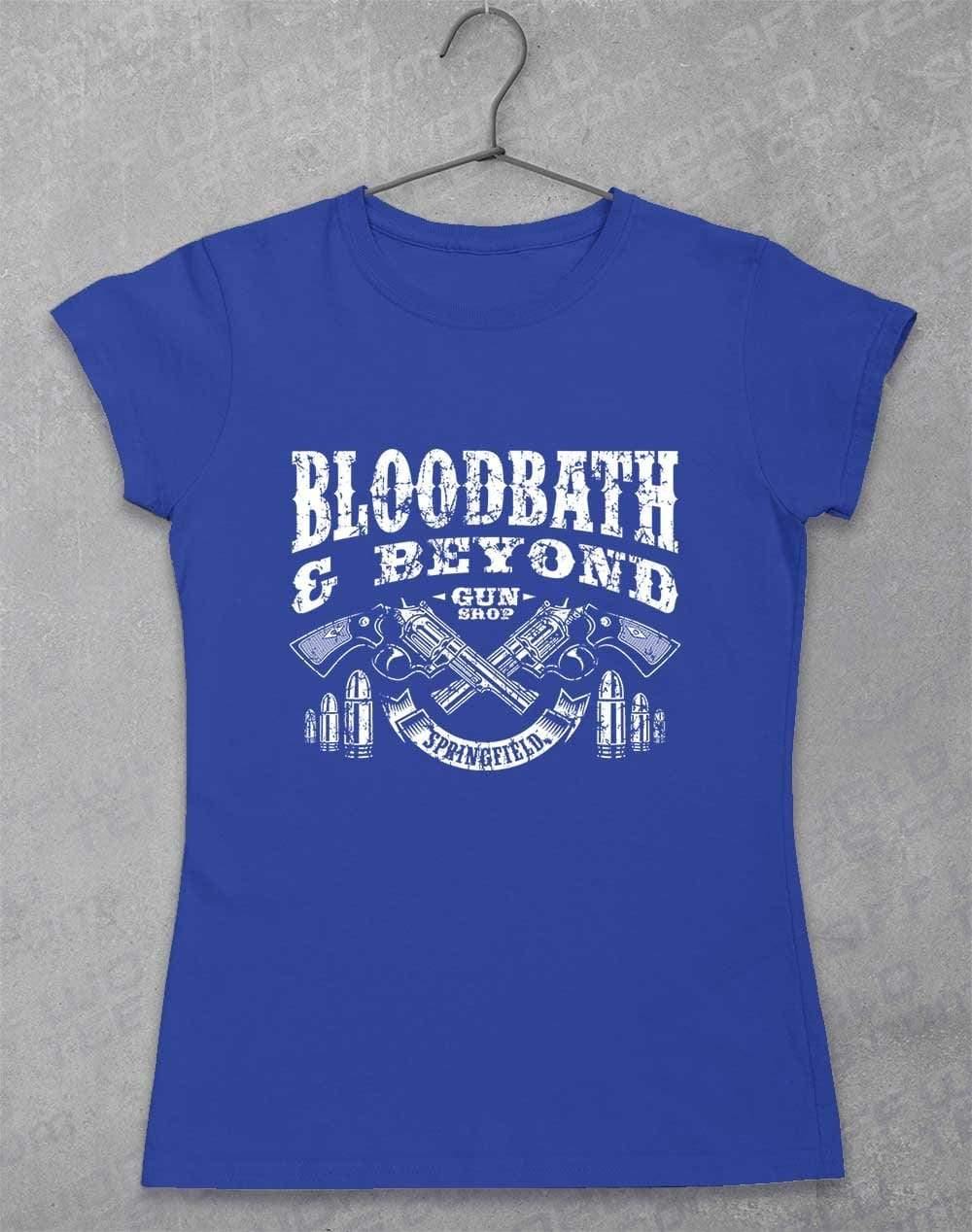 Bloodbath and Beyond Womens T-Shirt 8-10 / Royal  - Off World Tees