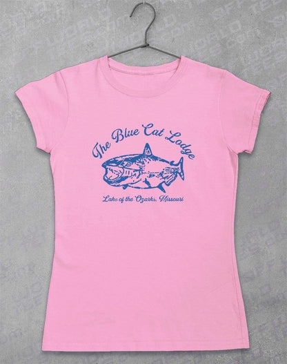 Blue Cat Lodge - Women's T-Shirt 8-10 / Light Pink  - Off World Tees