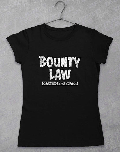 Bounty Law - Women's T-Shirt 8-10 / Black  - Off World Tees