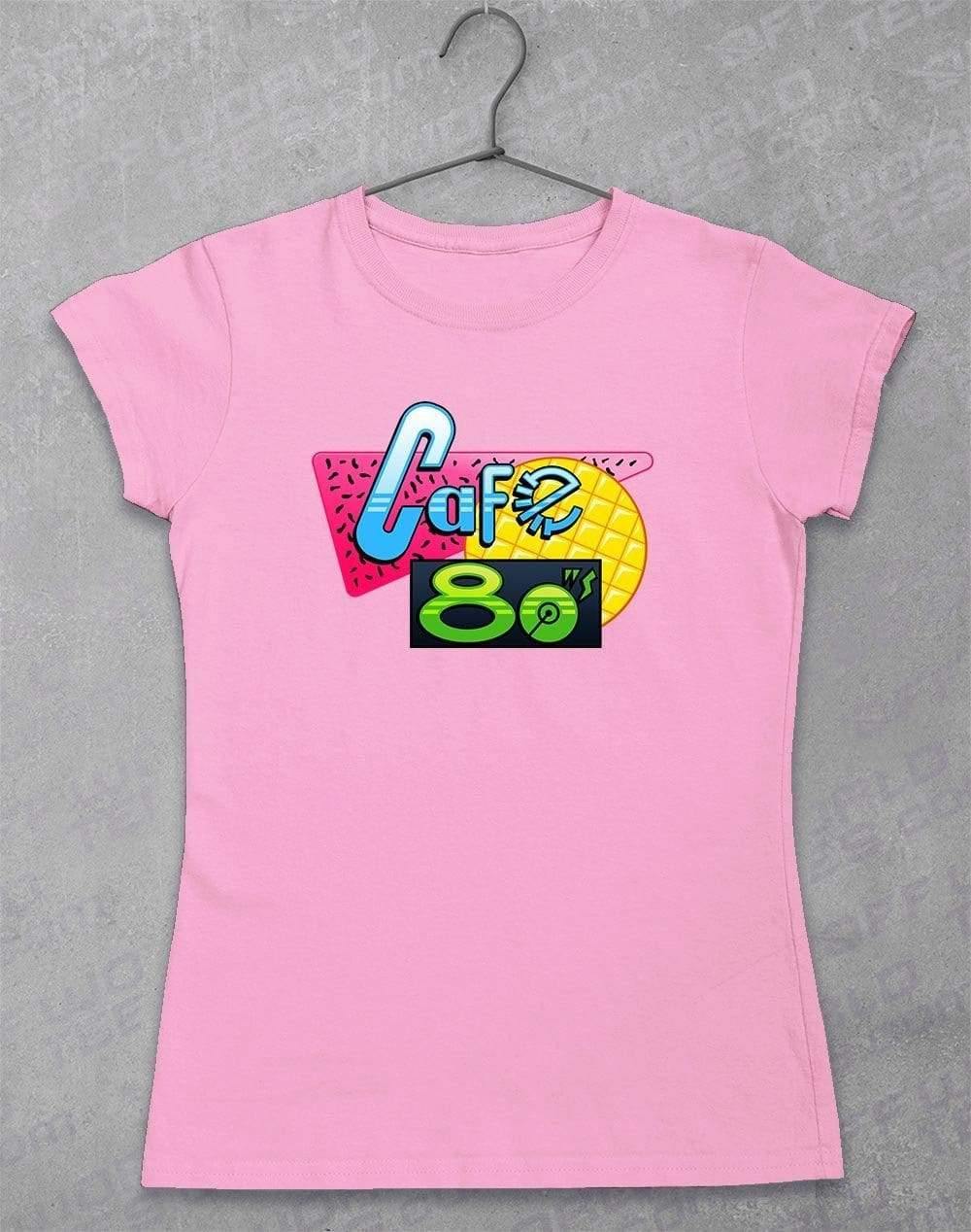Cafe 80's - Women's T-Shirt 8-10 / Light Pink  - Off World Tees