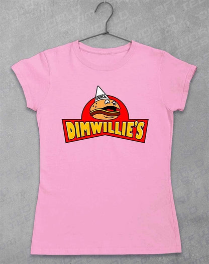 Dimwillies Womens T-Shirt 8-10 / Light Pink  - Off World Tees