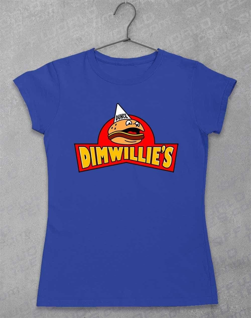 Dimwillies Womens T-Shirt 8-10 / Royal  - Off World Tees