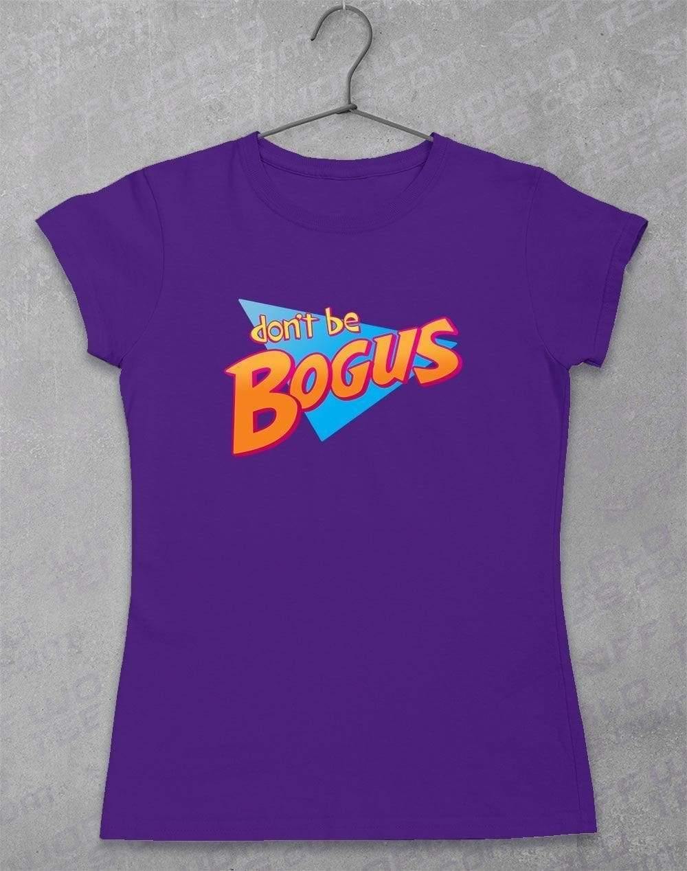 Don't Be Bogus Women's T-Shirt 8-10 / Lilac  - Off World Tees