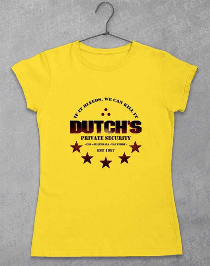 Dutchs Private Security Womens T-Shirt 8-10 / Daisy  - Off World Tees