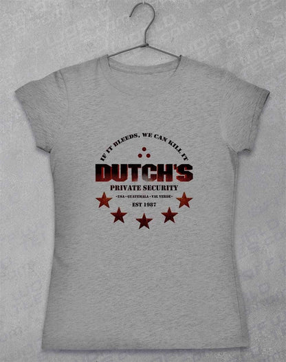 Dutchs Private Security Womens T-Shirt 8-10 / Sport Grey  - Off World Tees