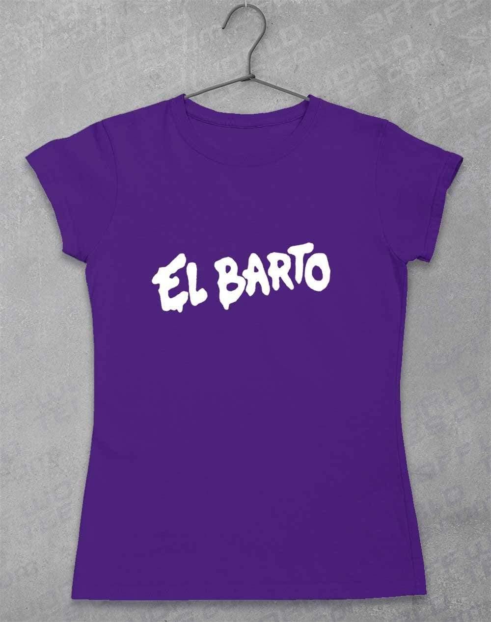 El Barto Tag Womens T-Shirt 8-10 / Lilac  - Off World Tees