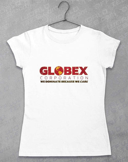 Globex Corporation Womens T-Shirt 8-10 / White  - Off World Tees