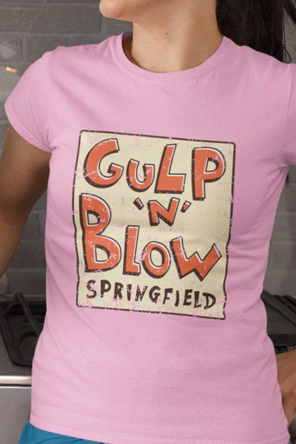 Gulp N Blow Womens T-Shirt  - Off World Tees