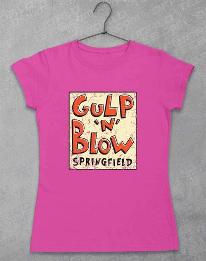 Gulp N Blow Womens T-Shirt 8-10 / Azalea  - Off World Tees
