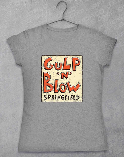 Gulp N Blow Womens T-Shirt 8-10 / Sport Grey  - Off World Tees
