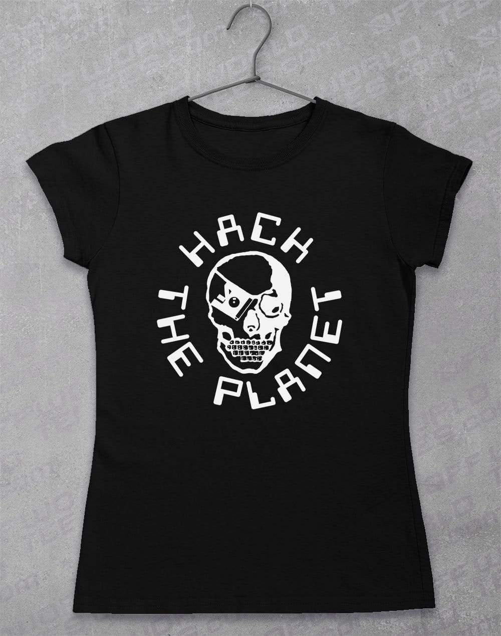 Hack the Planet - Women's T-Shirt 8-10 / Black  - Off World Tees