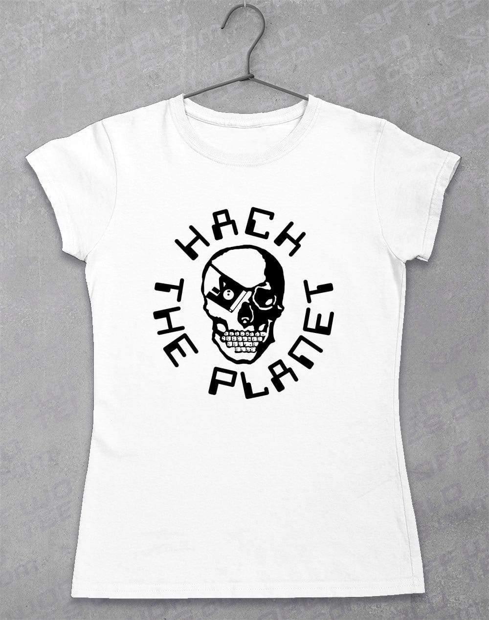 Hack the Planet - Women's T-Shirt 8-10 / White  - Off World Tees