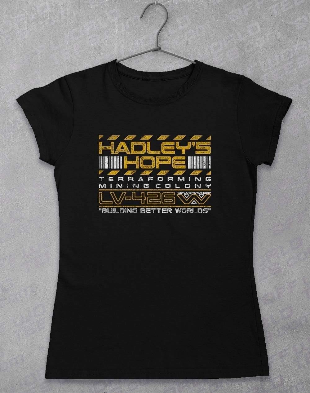 Hadley's Hope Women's T-Shirt 8-10 / Black  - Off World Tees
