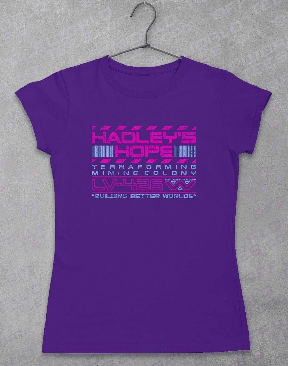 Hadley's Hope Women's T-Shirt 8-10 / Lilac  - Off World Tees