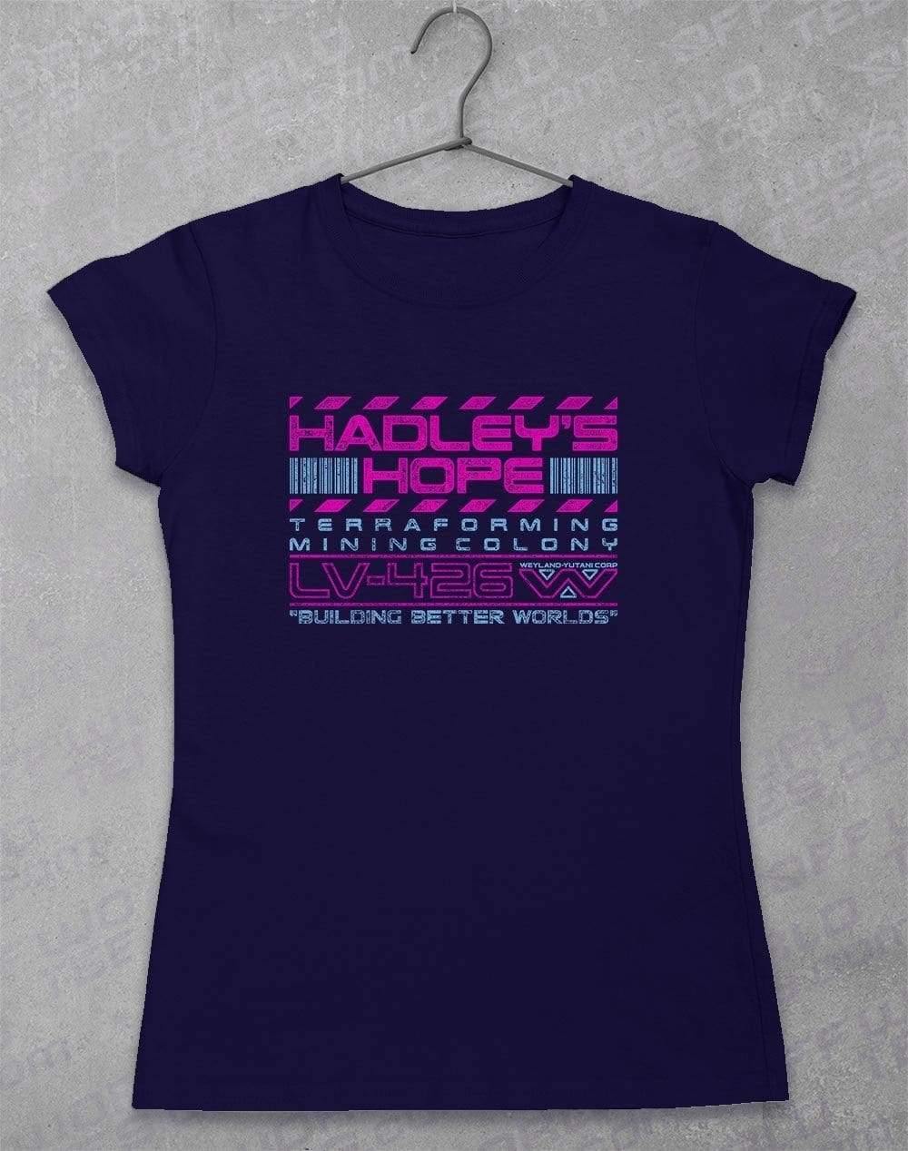 Hadley's Hope Women's T-Shirt 8-10 / Navy  - Off World Tees