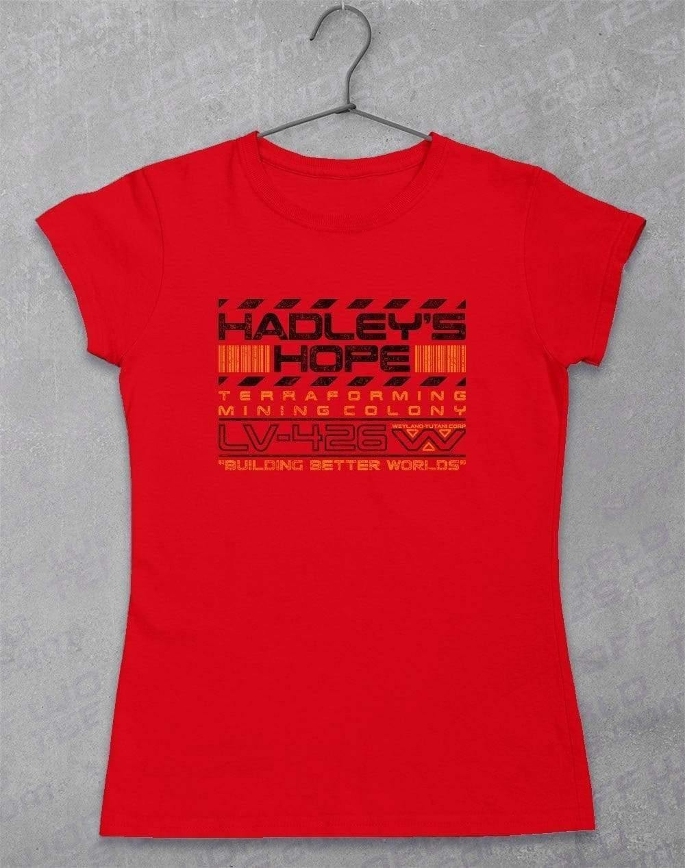 Hadley's Hope Women's T-Shirt 8-10 / Red  - Off World Tees