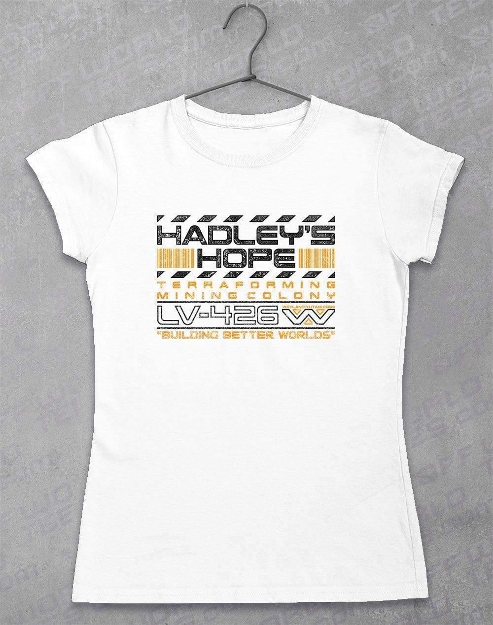 Hadley's Hope Women's T-Shirt 8-10 / White  - Off World Tees