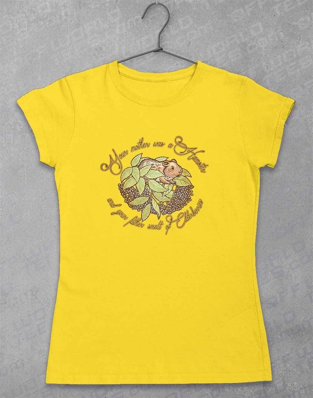 Hamster and Elderberries Womens T-Shirt 8-10 / Daisy  - Off World Tees