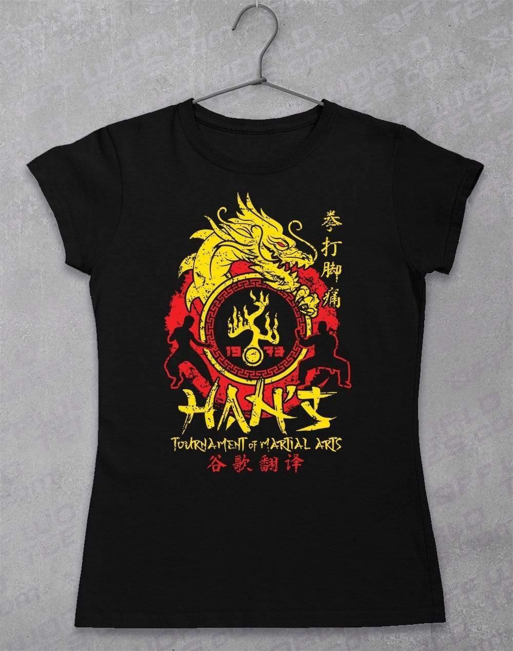 Han's Tournament of Martial Arts Women's T-Shirt 8-10 / Black  - Off World Tees