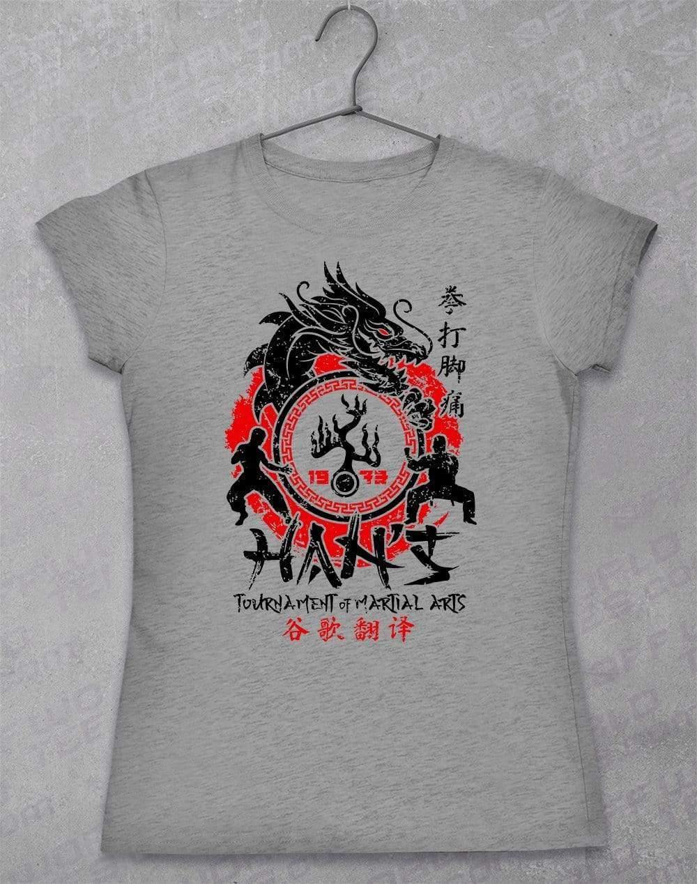 Han's Tournament of Martial Arts Women's T-Shirt 8-10 / Sport Grey  - Off World Tees