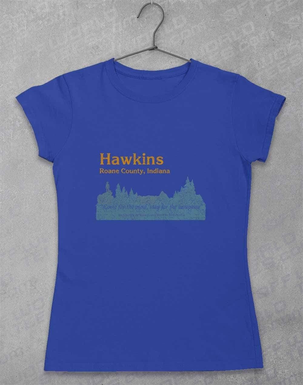 Hawkins Roane County Retro Women's T-Shirt 8-10 / Royal  - Off World Tees