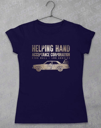 Helping Hand - Women's T-Shirt 8-10 / Navy  - Off World Tees