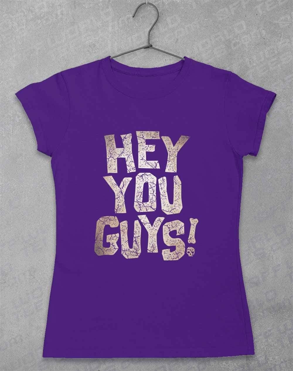 Hey You Guys Womens T-Shirt 8-10 / Lilac  - Off World Tees