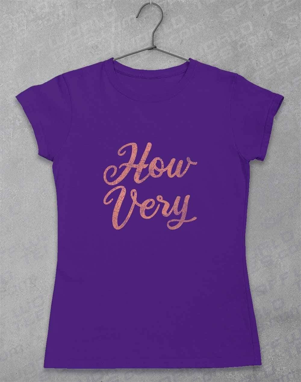 How Very Womens T-Shirt 8-10 / Lilac  - Off World Tees
