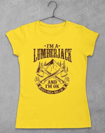 I'm a Lumberjack Womens T-Shirt 8-10 / Daisy  - Off World Tees