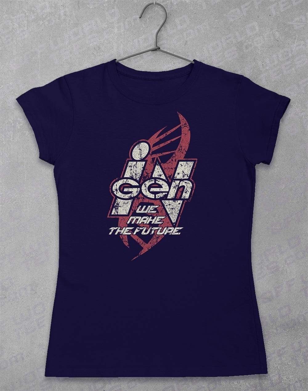 InGen Women's T-Shirt 8-10 / Navy  - Off World Tees