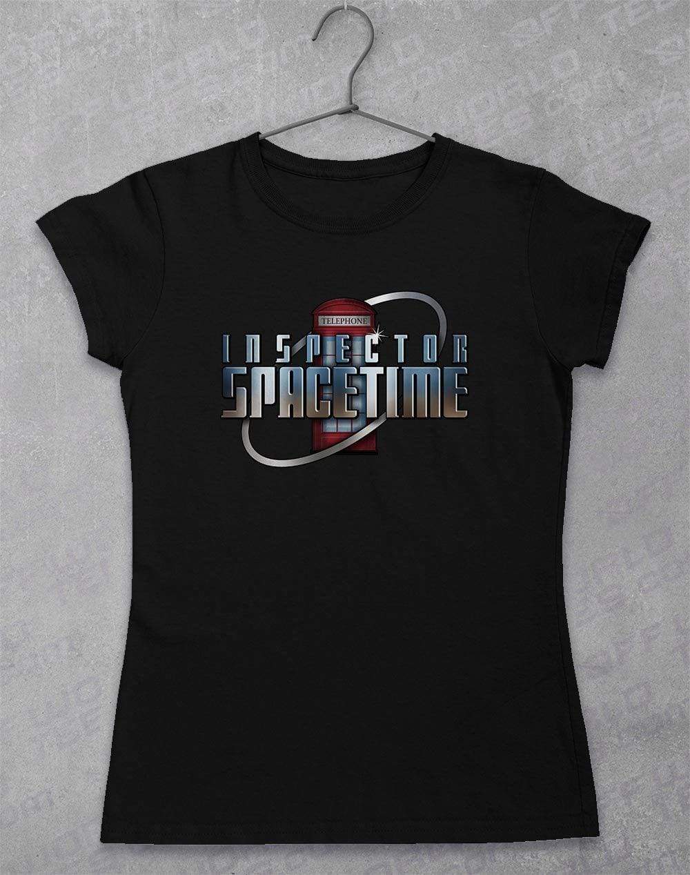 Inspector Spacetime Women's T-Shirt 8-10 / Black  - Off World Tees