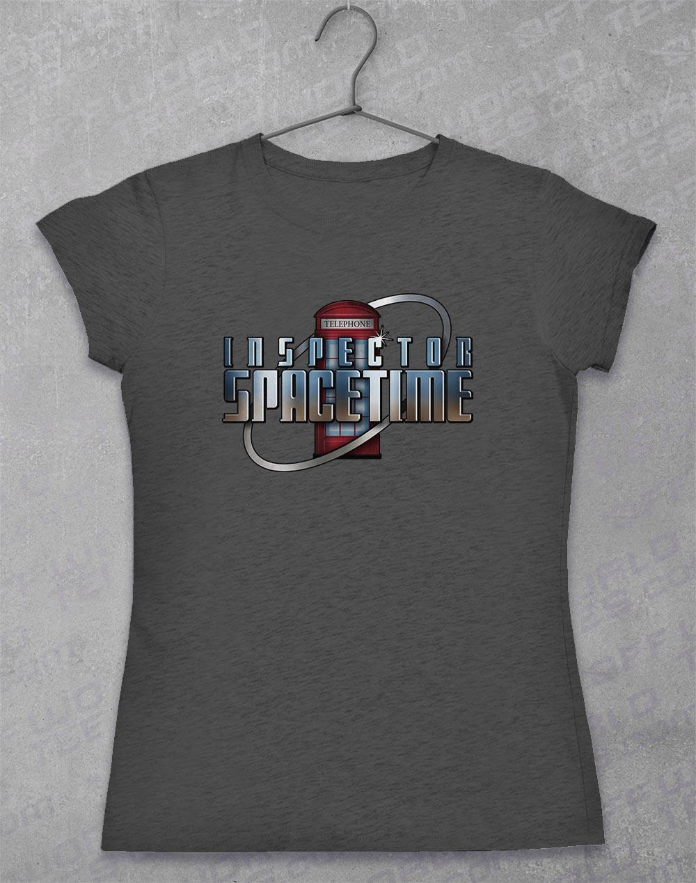 Inspector Spacetime Women's T-Shirt 8-10 / Dark Heather  - Off World Tees