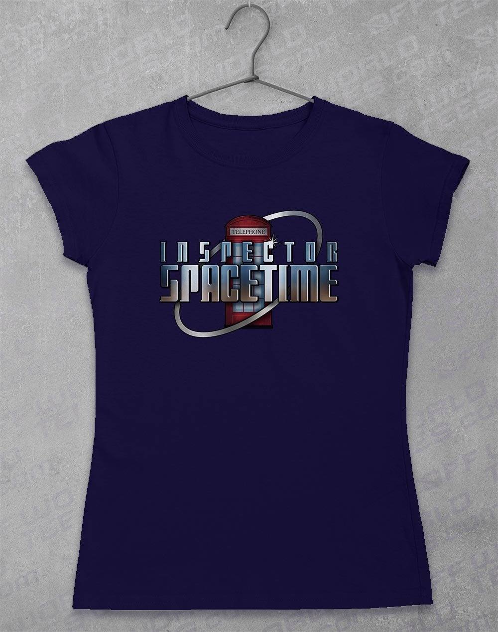 Inspector Spacetime Women's T-Shirt 8-10 / Navy  - Off World Tees