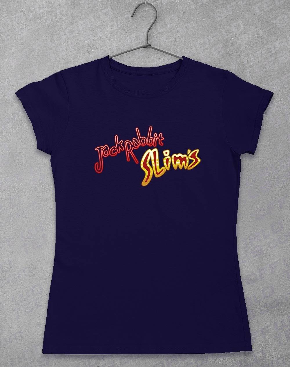 Jack Rabbit Slim's Women's T-Shirt 8-10 / Navy  - Off World Tees