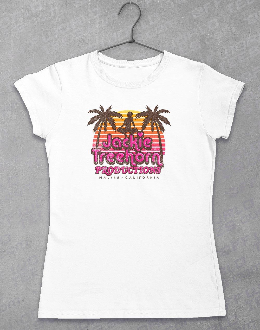 Jackie Treehorn Women's T-Shirt 8-10 / White  - Off World Tees