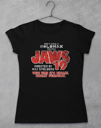 Jaws 19 Women's T-Shirt 8-10 / Black  - Off World Tees