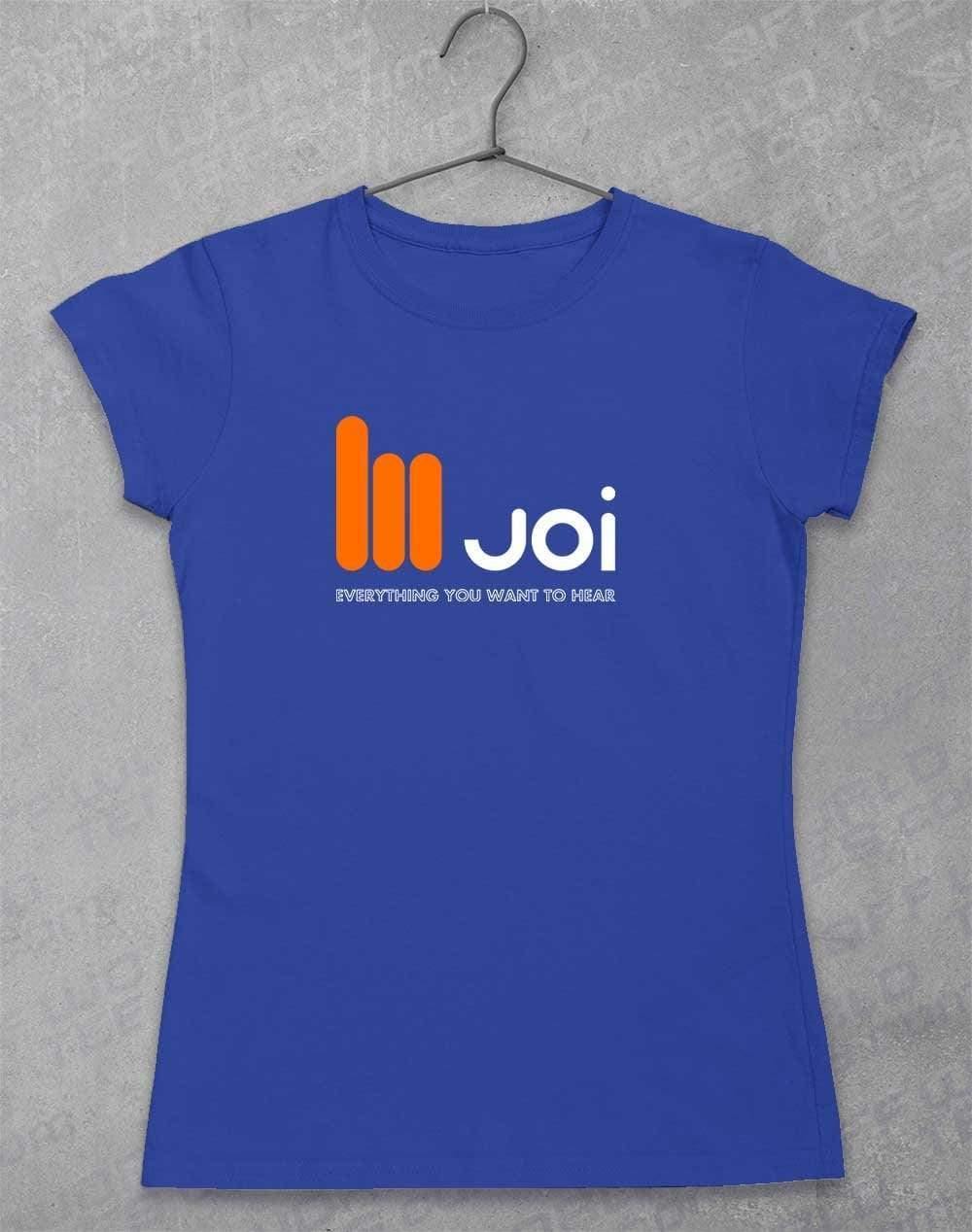 JOI Everything You Want to Hear Womens T-Shirt 8-10 / Royal  - Off World Tees