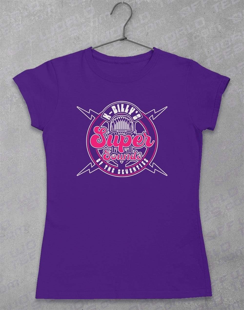 K-Billy's Super Sounds Women's T-Shirt 8-10 / Lilac  - Off World Tees