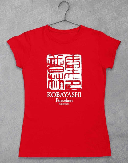 Kobayashi Porcelain Womens T-Shirt 8-10 / Red  - Off World Tees