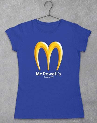 McDowells Women's T-Shirt 8-10 / Royal  - Off World Tees