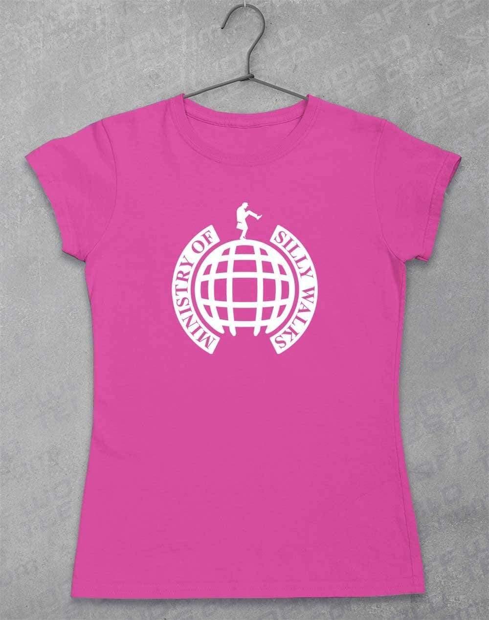 Ministry of Silly Walks Womens T-Shirt 8-10 / Azalea  - Off World Tees