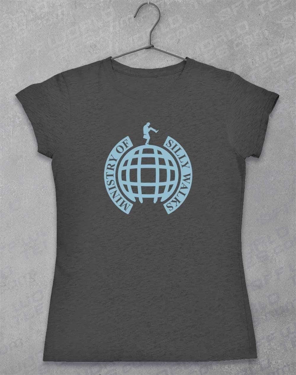 Ministry of Silly Walks Womens T-Shirt 8-10 / Dark Heather  - Off World Tees