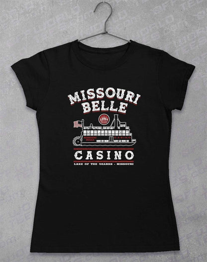 Missouri Belle Casino - Women's T-Shirt 8-10 / Black  - Off World Tees