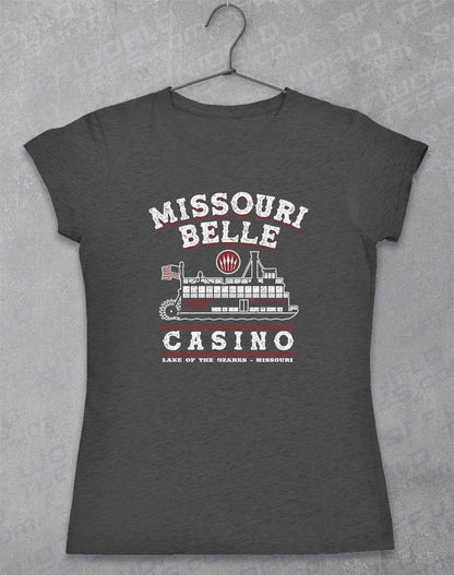 Missouri Belle Casino - Women's T-Shirt 8-10 / Dark Heather  - Off World Tees