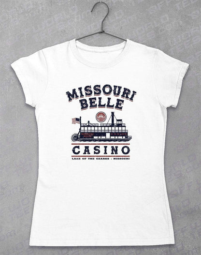 Missouri Belle Casino - Women's T-Shirt 8-10 / White  - Off World Tees