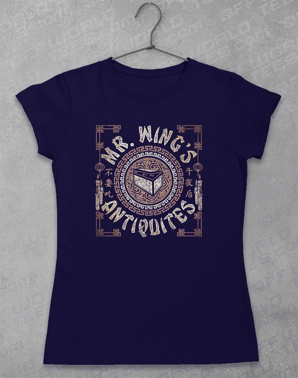 Mr Wing's Antiquities Women's T-Shirt 8-10 / Royal  - Off World Tees