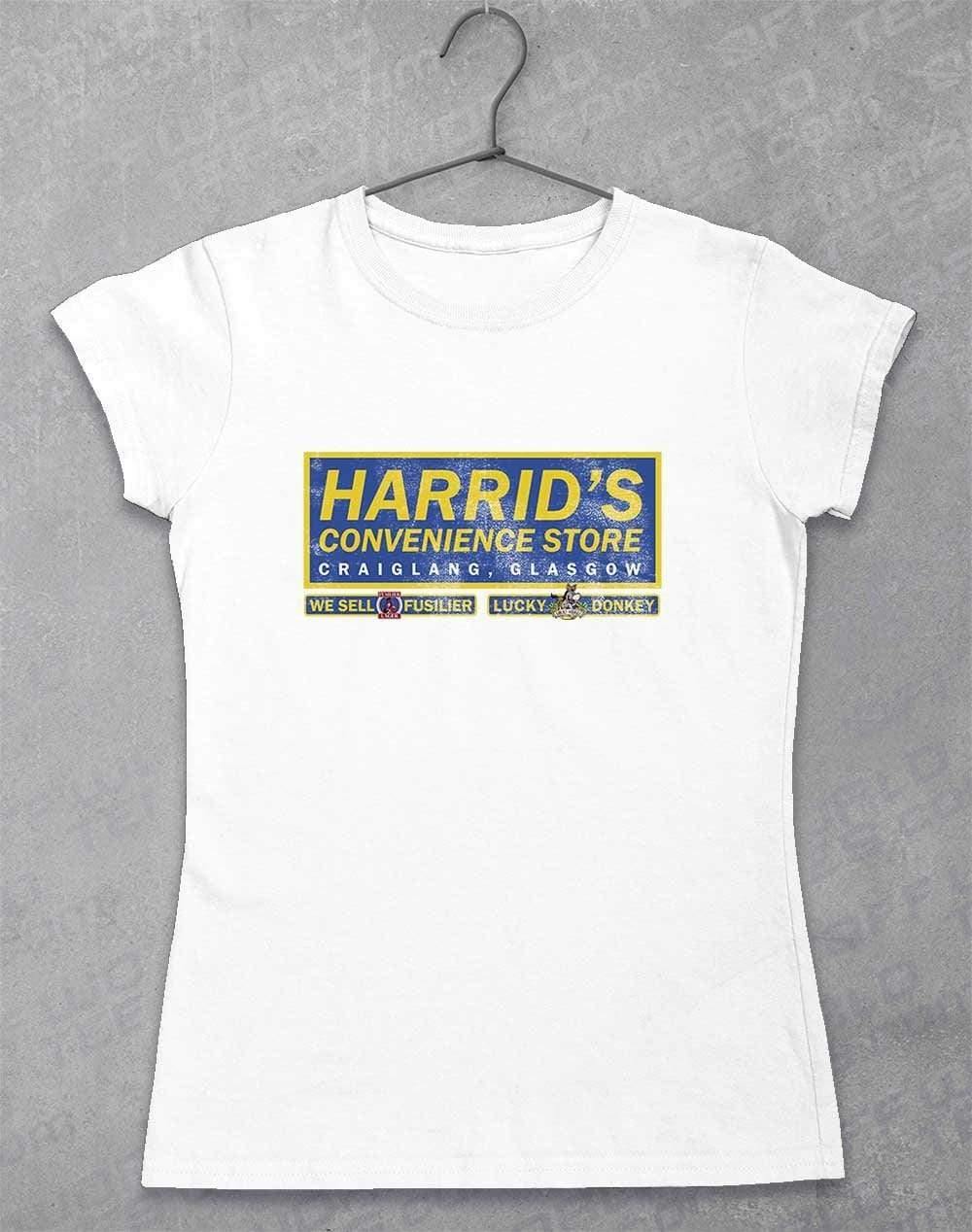 Navid Harrid's Shop Logo Women's T-Shirt 8-10 / White  - Off World Tees